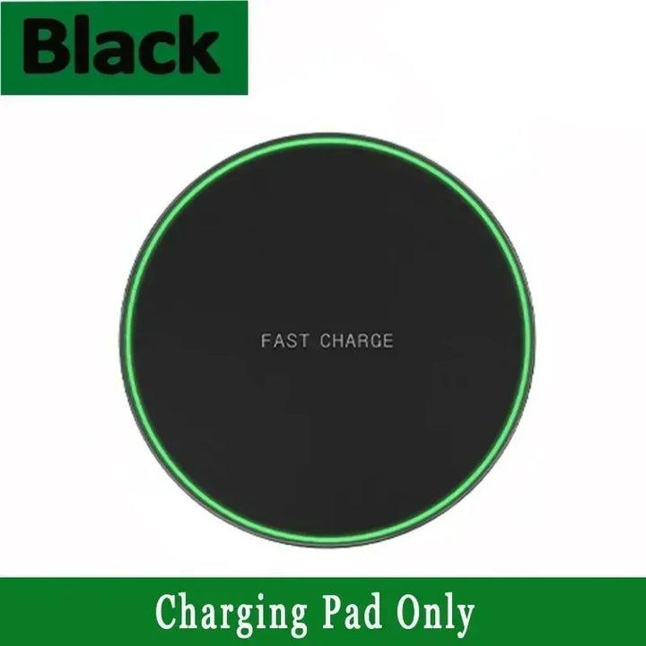 60W Wireless Charger Fast Charge Pad for iPhone 16 15 14 Pro Max Samsung Galaxy S24 S23 S22 S20 Xiaomi Wireless Charging Station